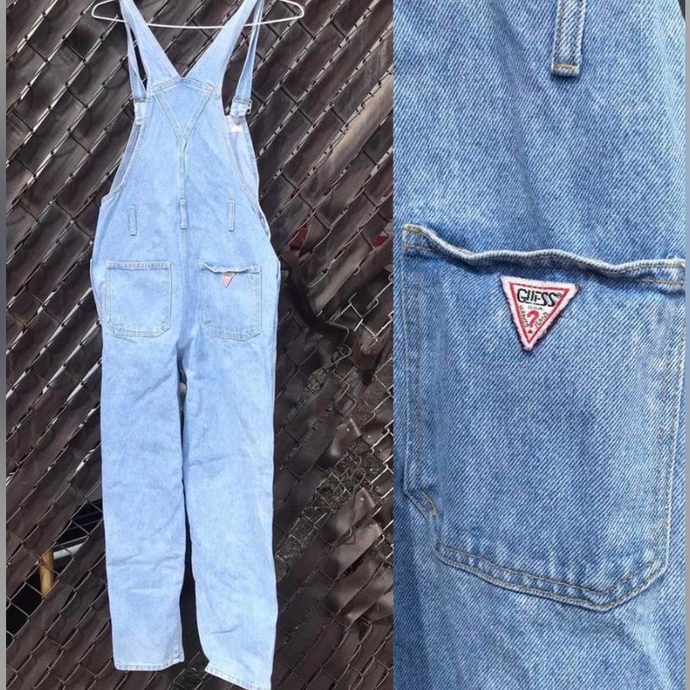 Vintage guess overalls!